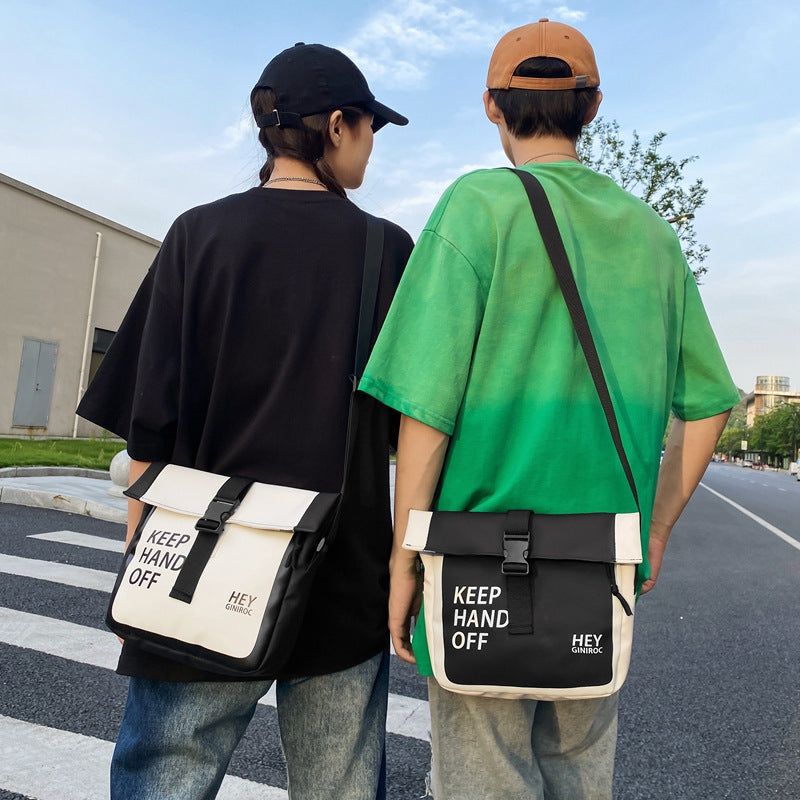 Nylon Shoulder Crossbody Bag Unisex Versatile Outdoor Medium Bag Breathable Waterproof