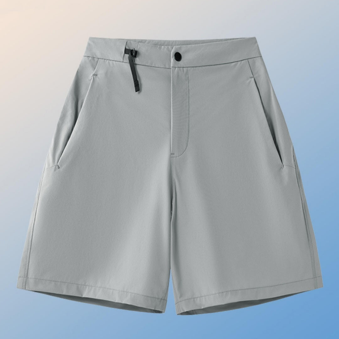 Men's Sports Quick-drying Four-sided Elastic 3D Cutting Versatile Shorts