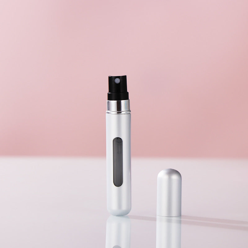Perfume Sub-bottles Color Direct Charging Aluminum Perfume Bottle Press Head Portable Travel Split Liquid Spray Bottle