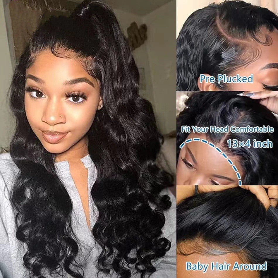 13X4 Lace Front Wave Wig - Human Hair