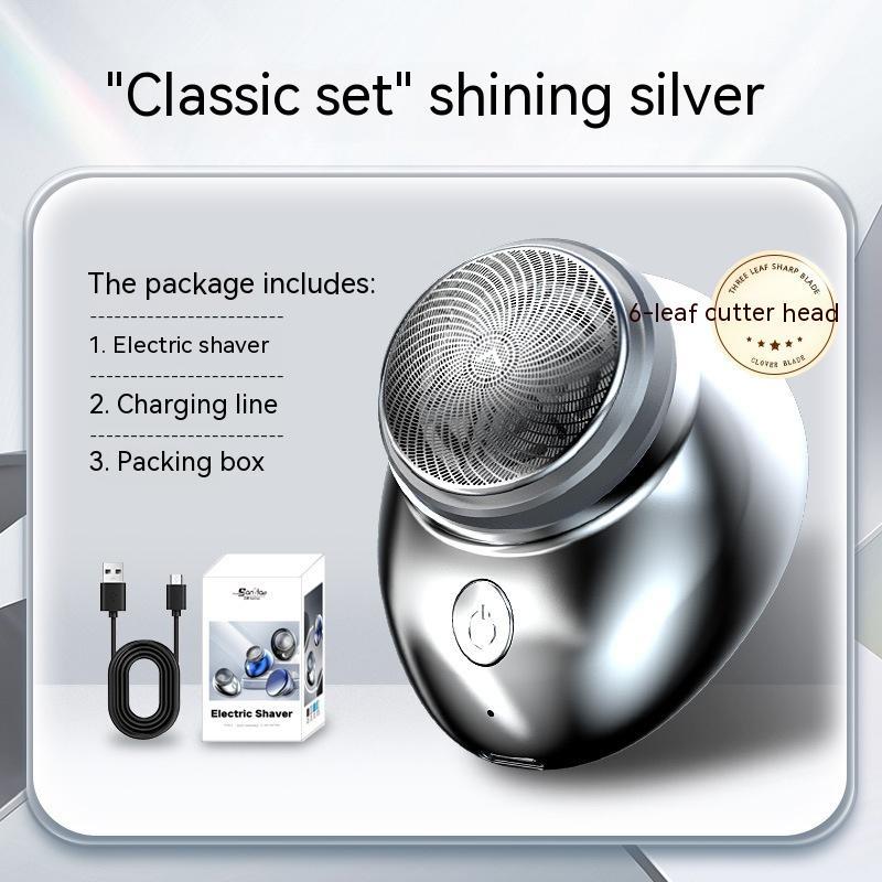 Men's USB Rechargeable Portable Mini Electric Shaver - Travel Size