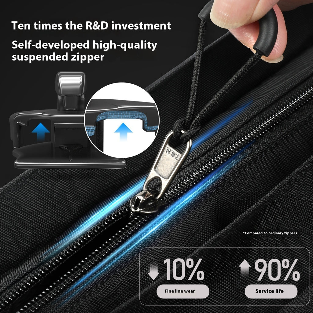 Mens One Shoulder Crossbody Bag Ultra Lightweight Nylon Chest Bag For Travel And Urban Style ShopWithNoble