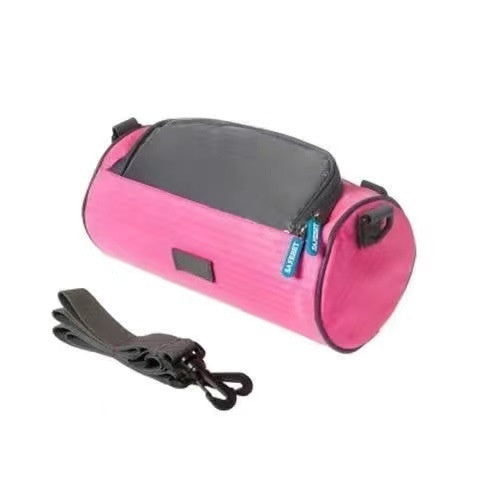 Mountain Bike Front Bag With 5 Inch Touch Screen Navigation Padded Oxford Cloth Durable