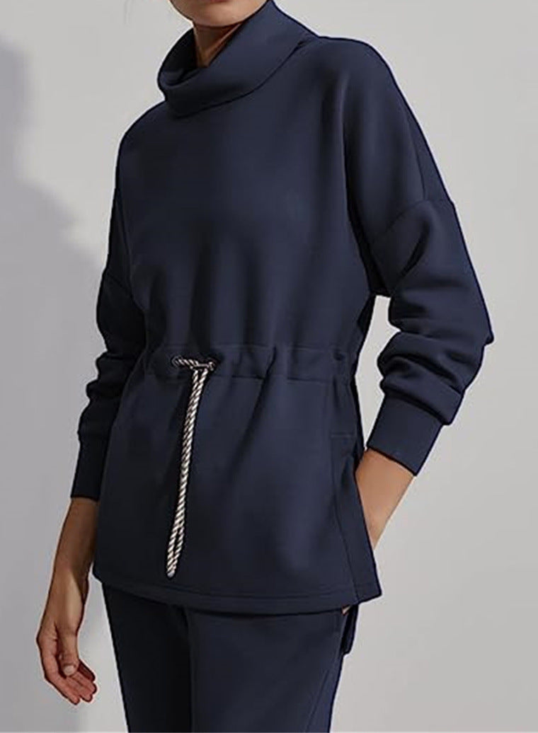 Winter Slimming Long Sleeve Workout Top For Women Pullover Athletic Thermal Shirt