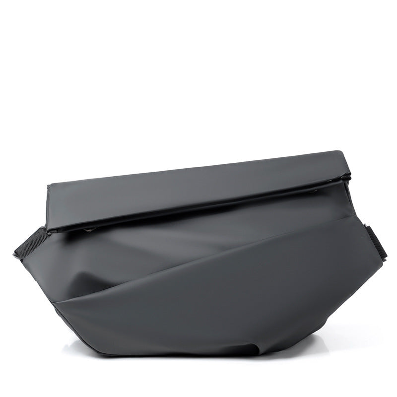 Fashion Brand Mens Functional Crossbody Bag Waterproof Lightweight Single Shoulder Motorcycle Style