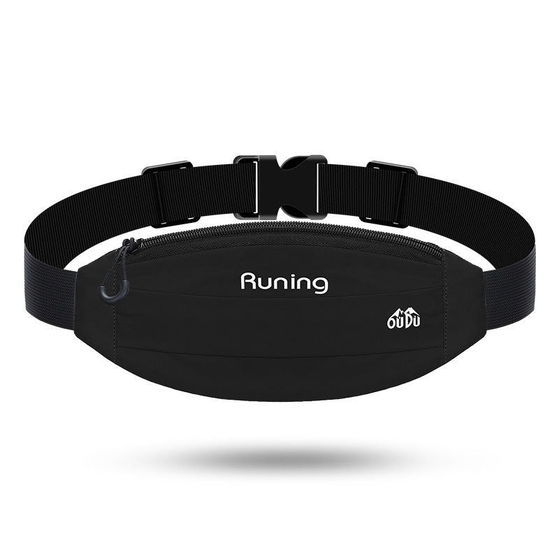 Unisex Night Running Reflective Waterproof Close Fitting Waist Bag For Outdoor Sports Ultralight Breathable Expandable
