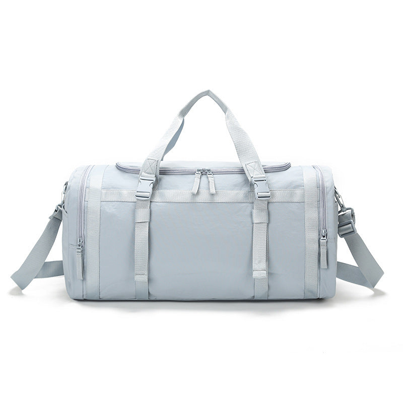 Gym Shoulder Sports Bag Crossbody Handbag for Leisure Travel Waterproof Breathable Polyester 20 to 35L Capacity