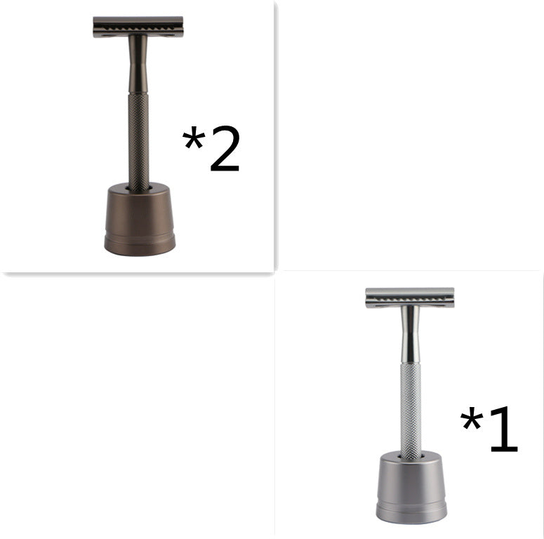 Classic manual shaver safe old fashioned