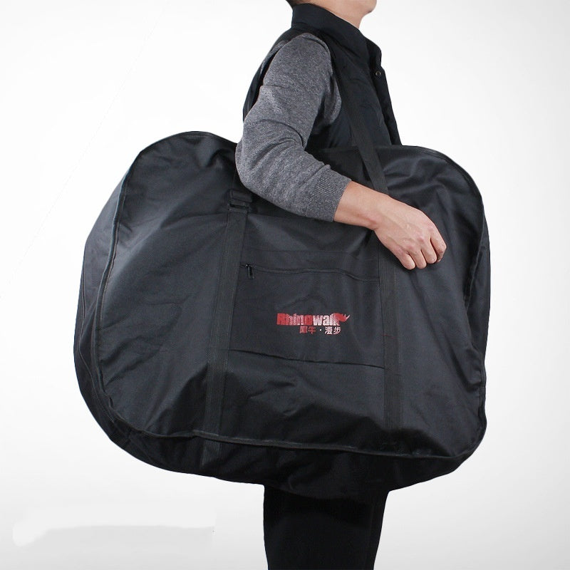 Folding Bicycle Portable Bag for Travel Luggage Case RK Series 14 16 20 26 Inch Black