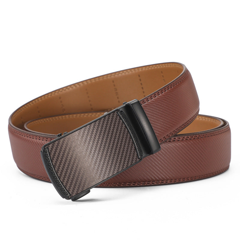 Automatic Buckle Leisure Business Belt Cowhide Belt