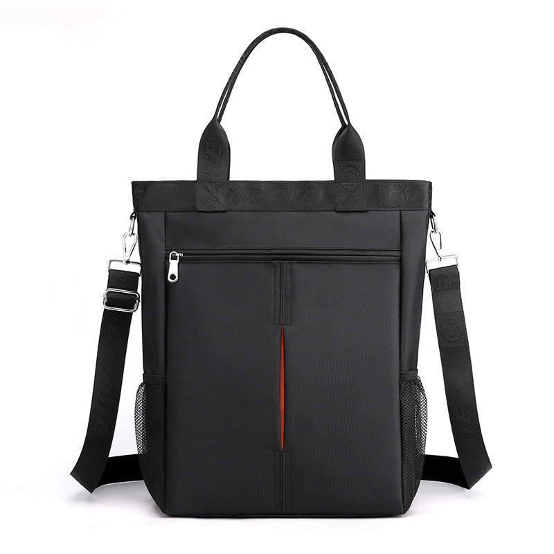 Oxford Laptop Handbag For Men Simple Casual Business Leisure Computer Bag In Black Or Blue