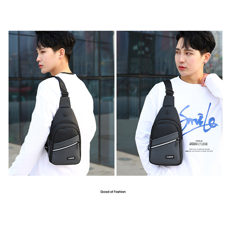 Men's Crossbody Bag For Business Travel And Outdoor Use Durable Oxford Cloth Wear-Resistant