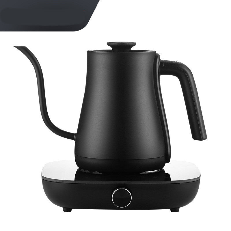 Stainless Steel Smart Thermostat Electric Kettle Black 600ml Hand Pot With Base Included