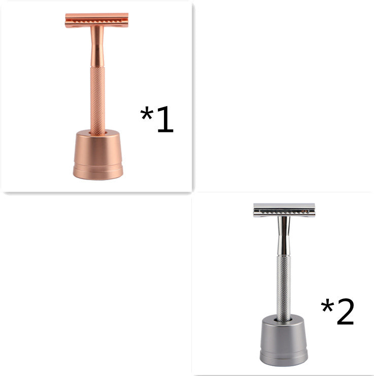 Classic manual shaver safe old fashioned