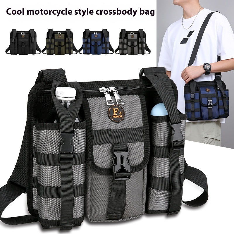 Leisure Outdoor Shoulder Bag For Men Messenger Bag Waterproof Ultra Lightweight Breathable Oxford Cloth