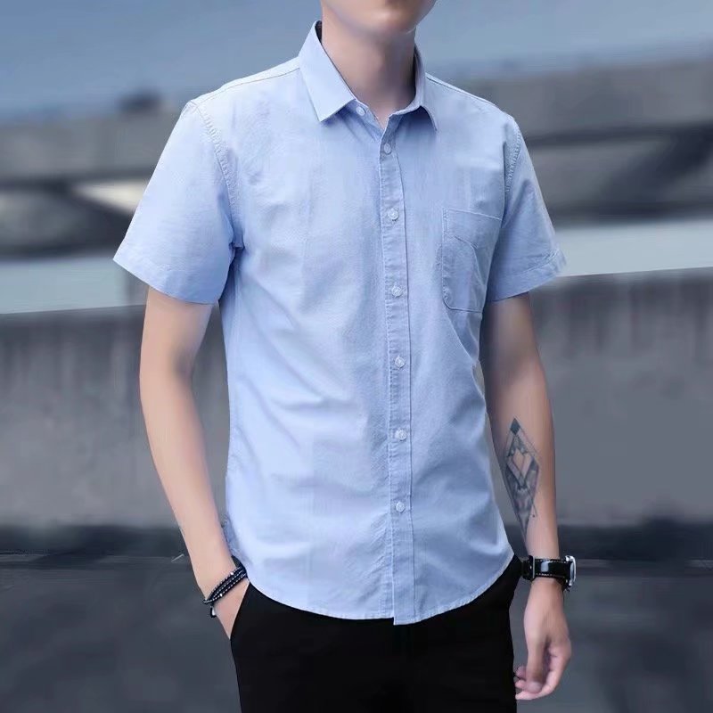 Trendy Handsome Summer Short Sleeve Men's Shirt