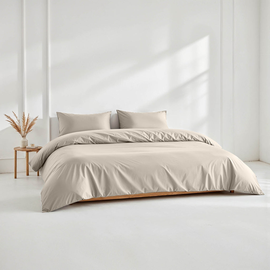 Parure de lit de luxe en satin de coton australien