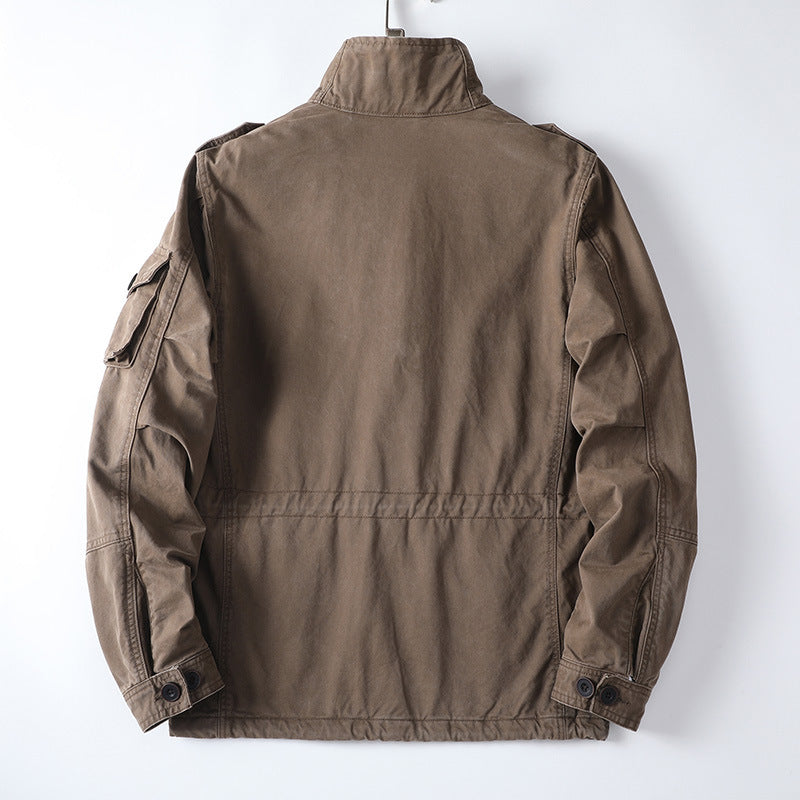 Casual Youth Jacket Loose Zip Men's Coat