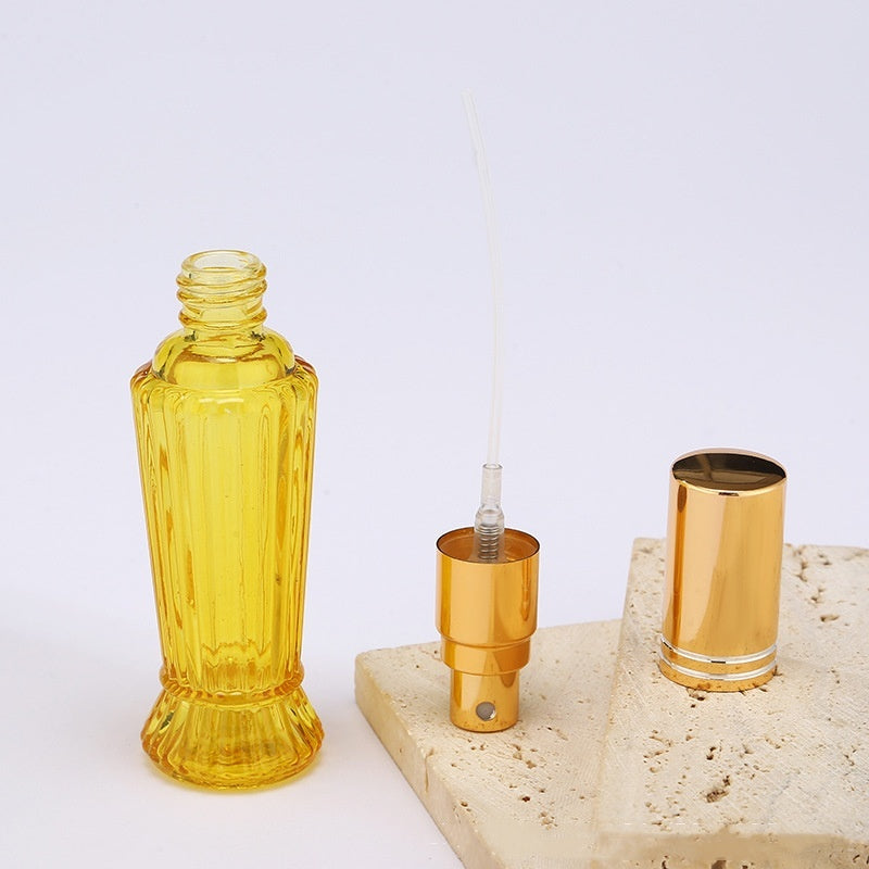 Stained Glass Perfume Sub Bottles Spray Bottle High White Glass Cosmetic Bottle Pink Gold Red Purple