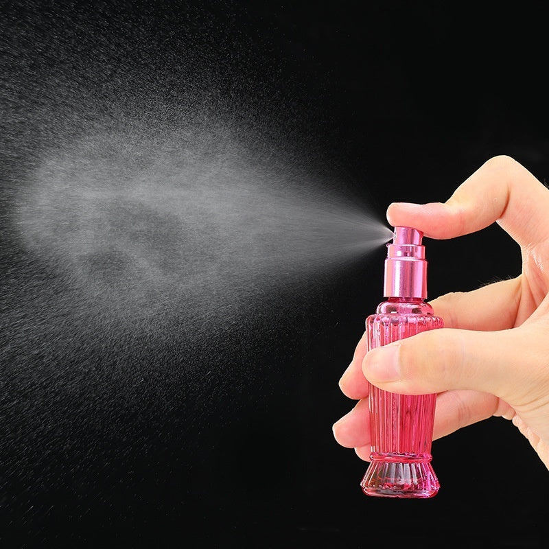 Stained Glass Perfume Sub Bottles Spray Bottle High White Glass Cosmetic Bottle Pink Gold Red Purple