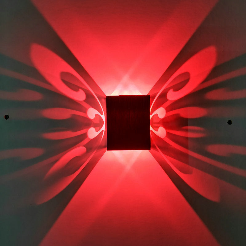 Led Butterfly Wall Lamp Creative Interior Background Wall
