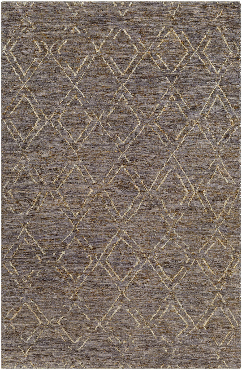 Ballyjamesduff Hand Woven Jute Area Rug – Natural Fiber, Beige & Charcoal