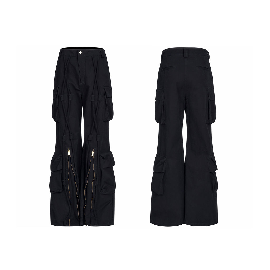 Design Sense Rope Casual Pants Deconstruction