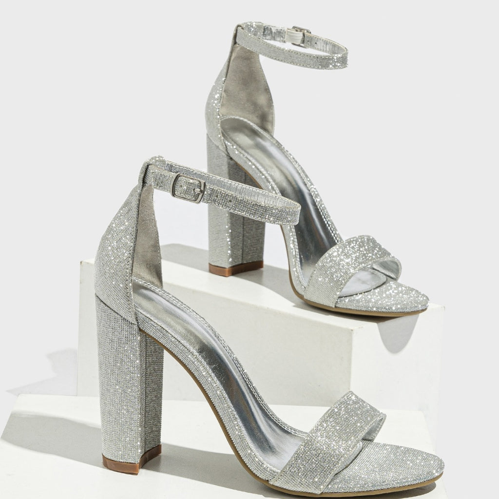 European American Style Chunky Heel Sandals - Women's Classy High Heel Shoes
