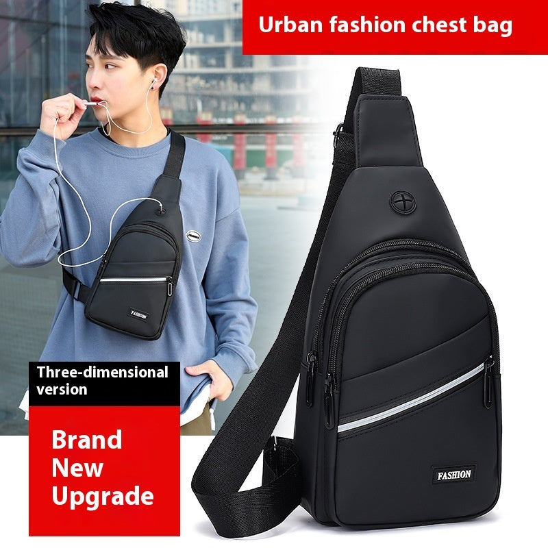 Men's Crossbody Bag For Business Travel And Outdoor Use Durable Oxford Cloth Wear-Resistant