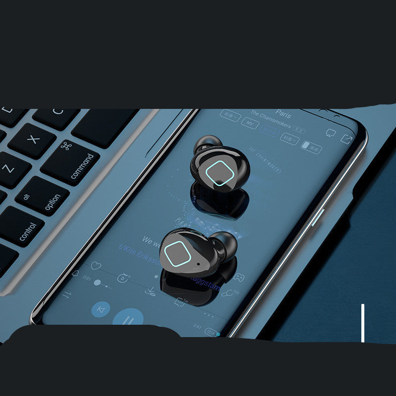 M6 TWS Bluetooth Headset Binaural In Ear Earbuds Auto Pairing Long Range 10 Meter 4000mAh Charging Case