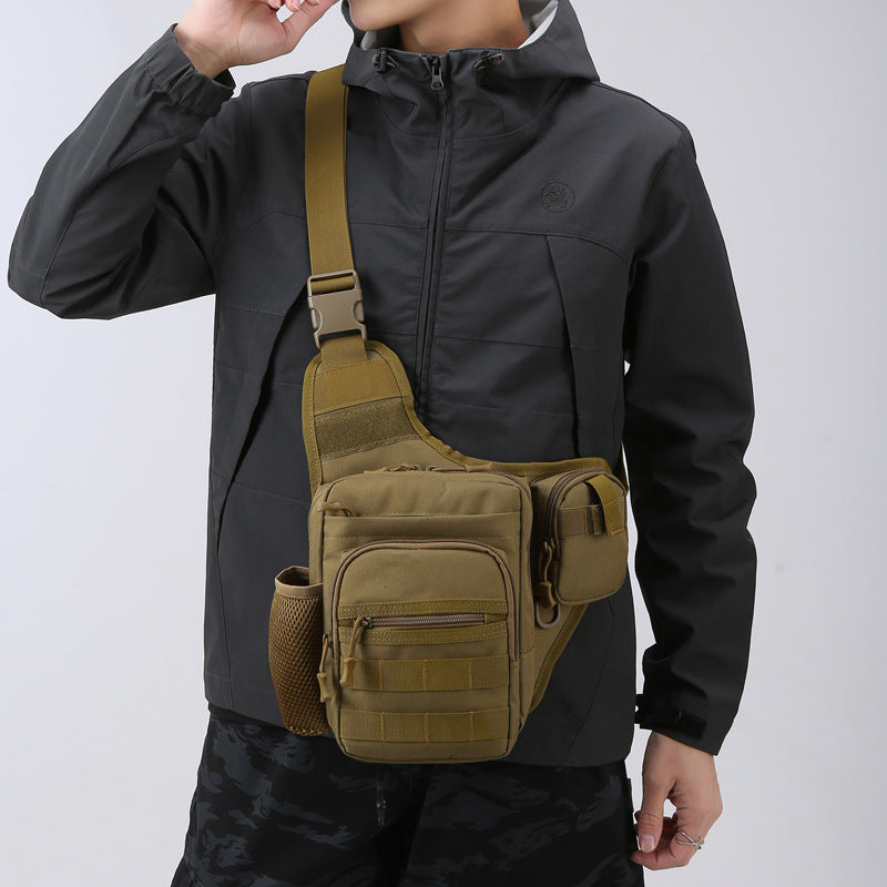 Leisure Travel Storage Bag Lightweight and Practical Shoulder Bag for Men Outdoor Waterproof Expandable Nylon