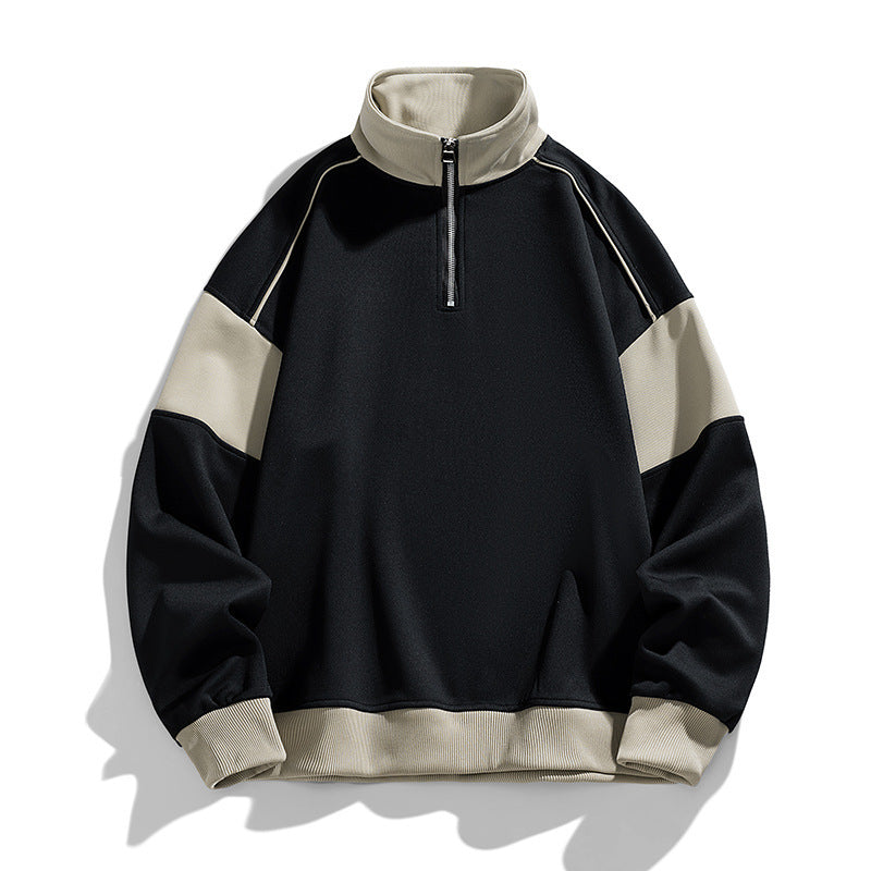 Drop Shoulder Loose Lapels Sweater For Men