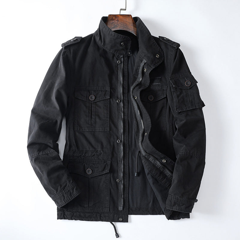 Casual Youth Jacket Loose Zip Men's Coat