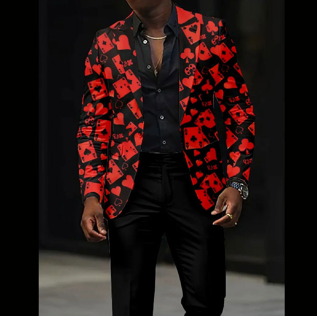 Casual All-match Dark Men's Coat