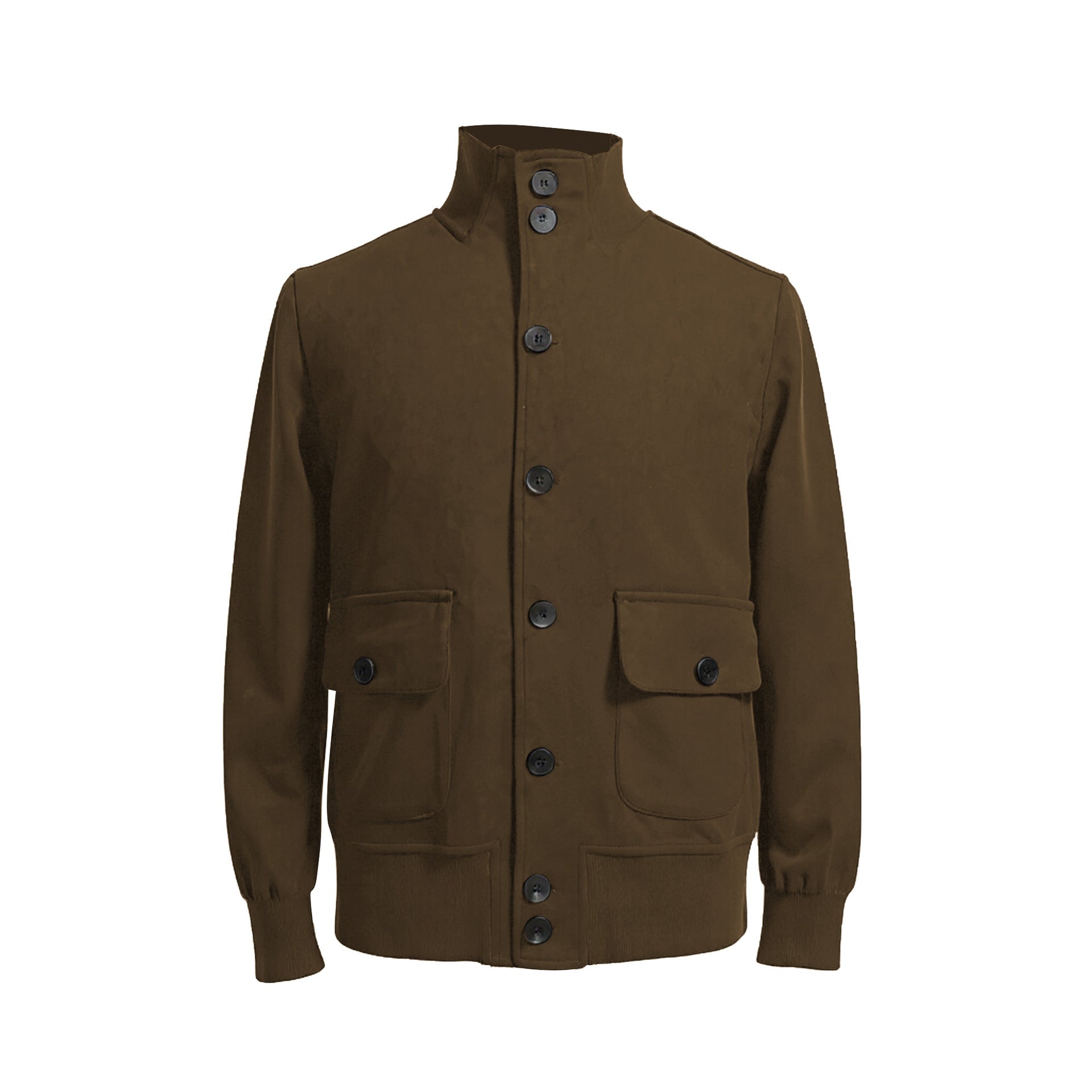 Men's Retro Spring And Autumn Deerskin Velvet Jacket