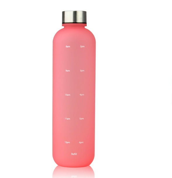 1L Tritan Water Bottle Frosted Gradient With Sports Handle BPA Free Plastic Bottle
