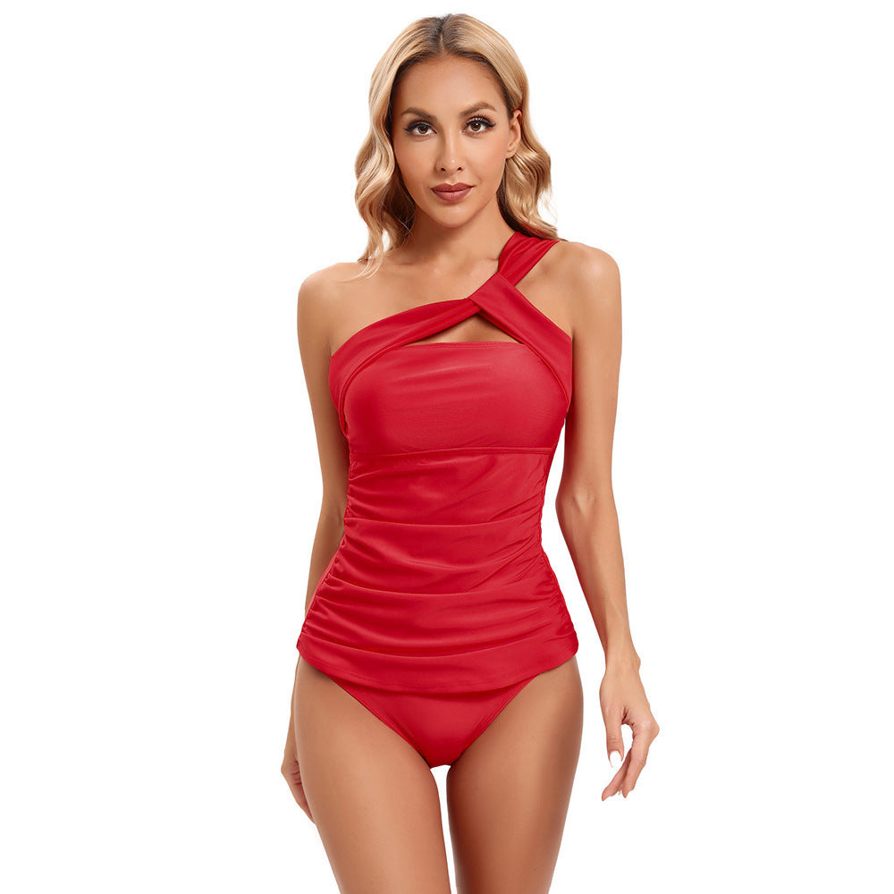 Women's Seperated Swimwear Sexy Backless Lace Up