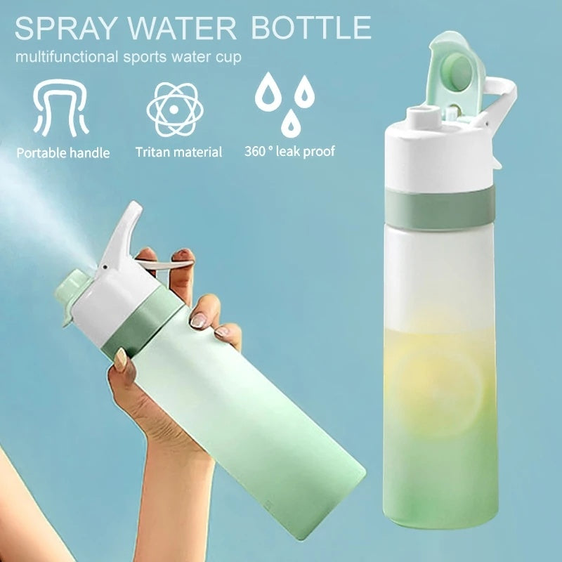 Sports Spray Water Bottle - 600ml Mist Bottle for Fitness & Outdoor Activities