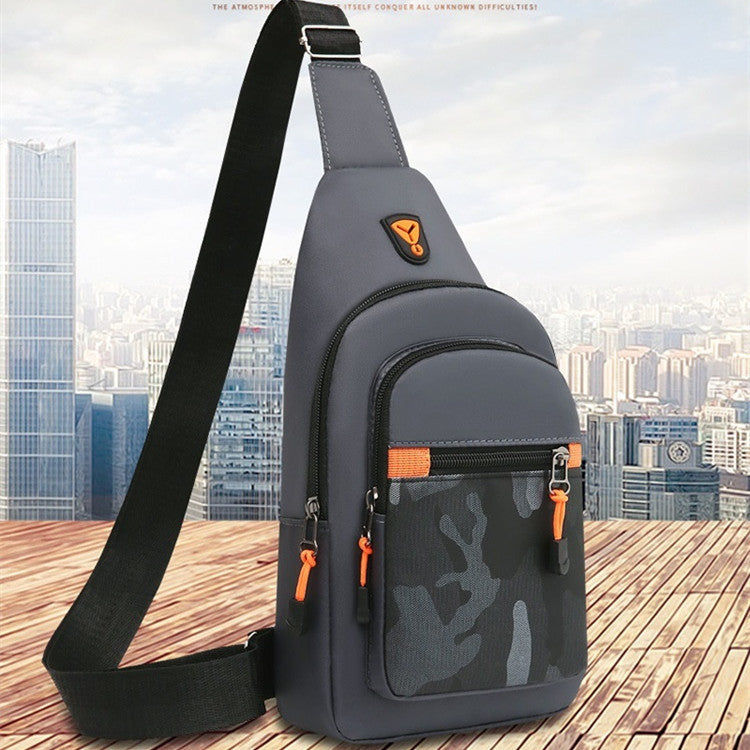 Waterproof Lightweight Multi Layer Multicolor Minimalism Crossbody Bag For Men Travel Waist Bag Nylon