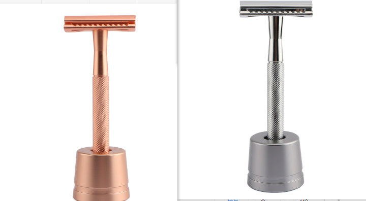 Classic manual shaver safe old fashioned