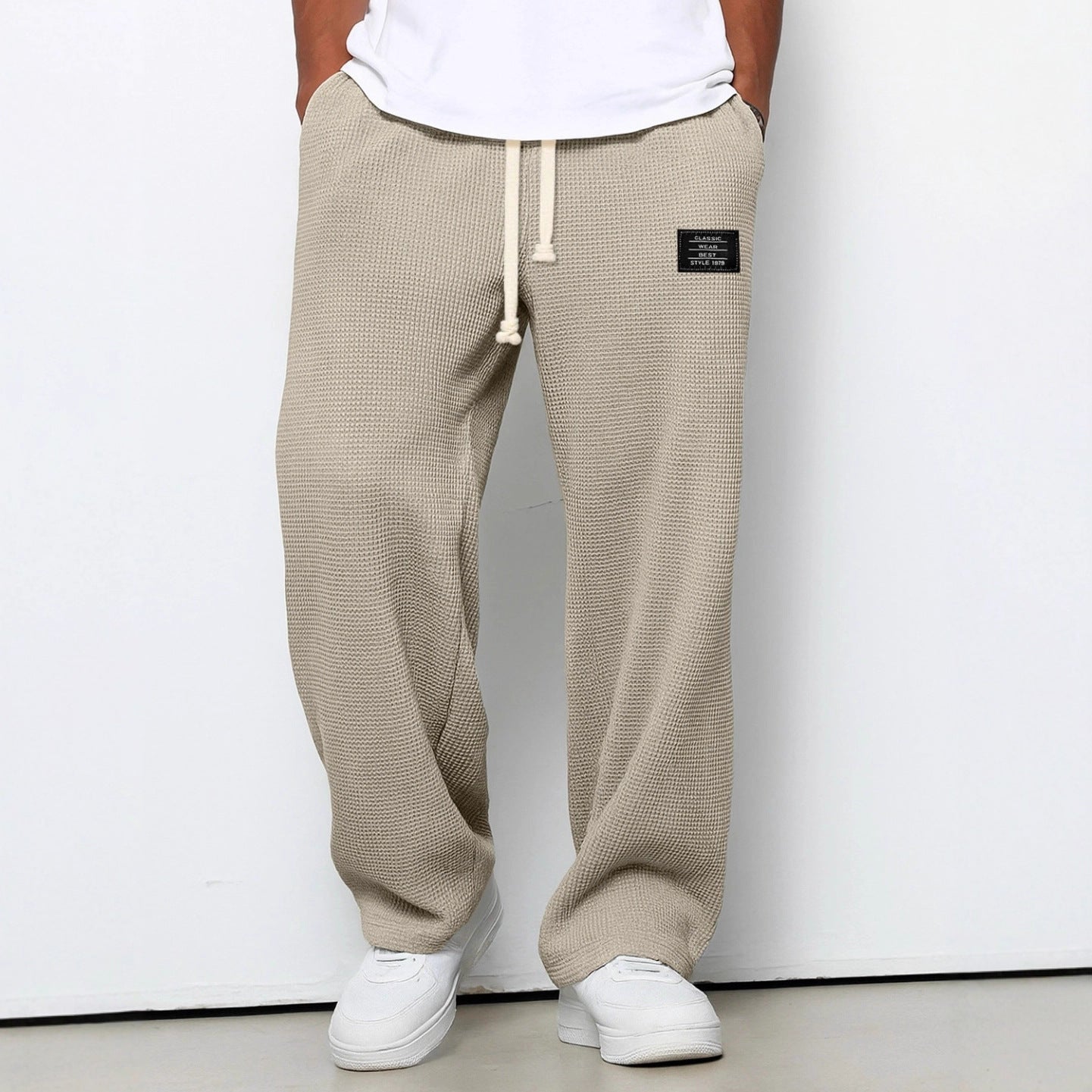 Men's Spring And Autumn Fashion Brand Loose Drooping Straight Exercise Casual Pants