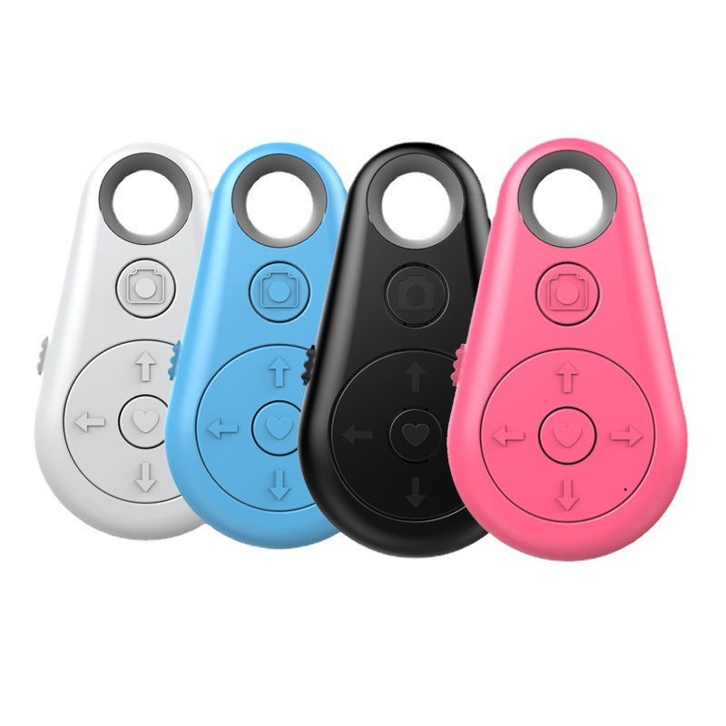 Bluetooth Selfie Controller 4.0 Remote for Douyin TikTok Short Video Like Weishi with Drop Shape Black White Blue Pink