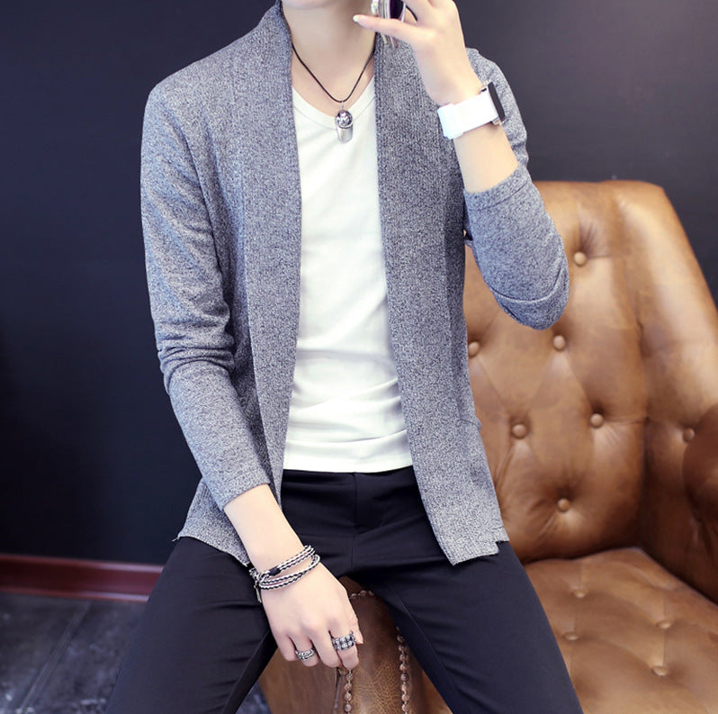 Korean Style Cardigan Youth Slim Fit Sweater