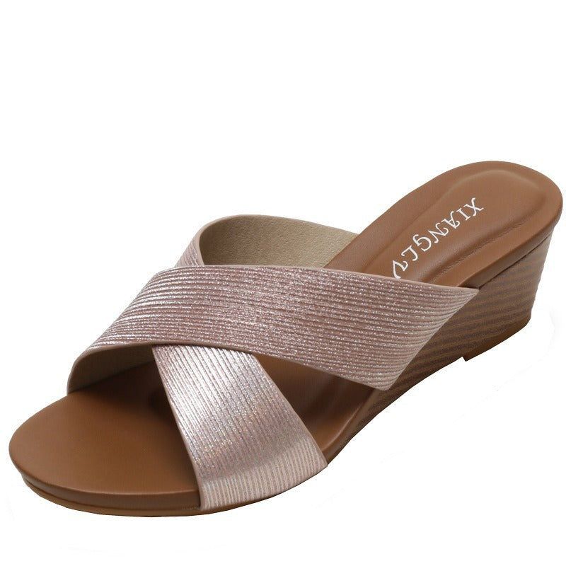 Ethnic Style Open Toe Vacation Travel Sandals - Casual Women's Footwear