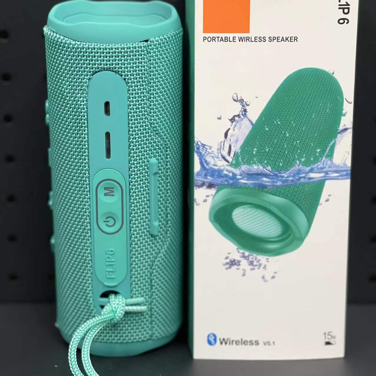 Portable Outdoor Wireless Bluetooth Speaker With Dual Speakers Long Battery Life Stereo Sound