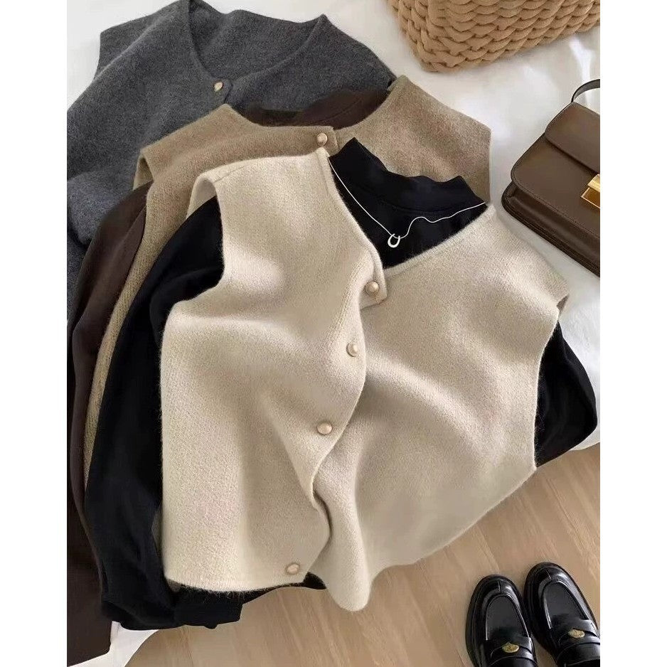 All Matching Pullover Top for Casual Commute Thin Lightweight Knit Sweater in Multiple Colors