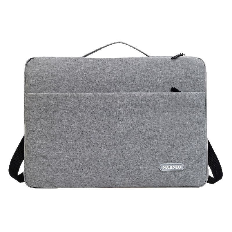 Fashion Light Liner Laptop Bag With Fluff Lining For 11 To 16 Inch Laptops Oxford Cloth Gray Pink Black Urban Simplicity