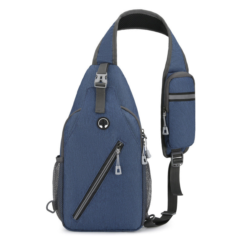 New Multifunctional Mens Shoulder Crossbody Bag With Large Capacity Canvas Messenger Chest Bag