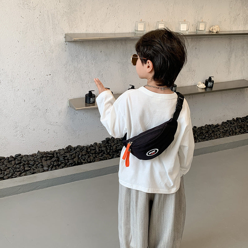 Summer Kids Backpack For Boys Sports Style Oxford Cloth Lightweight Durable With Letters Pattern