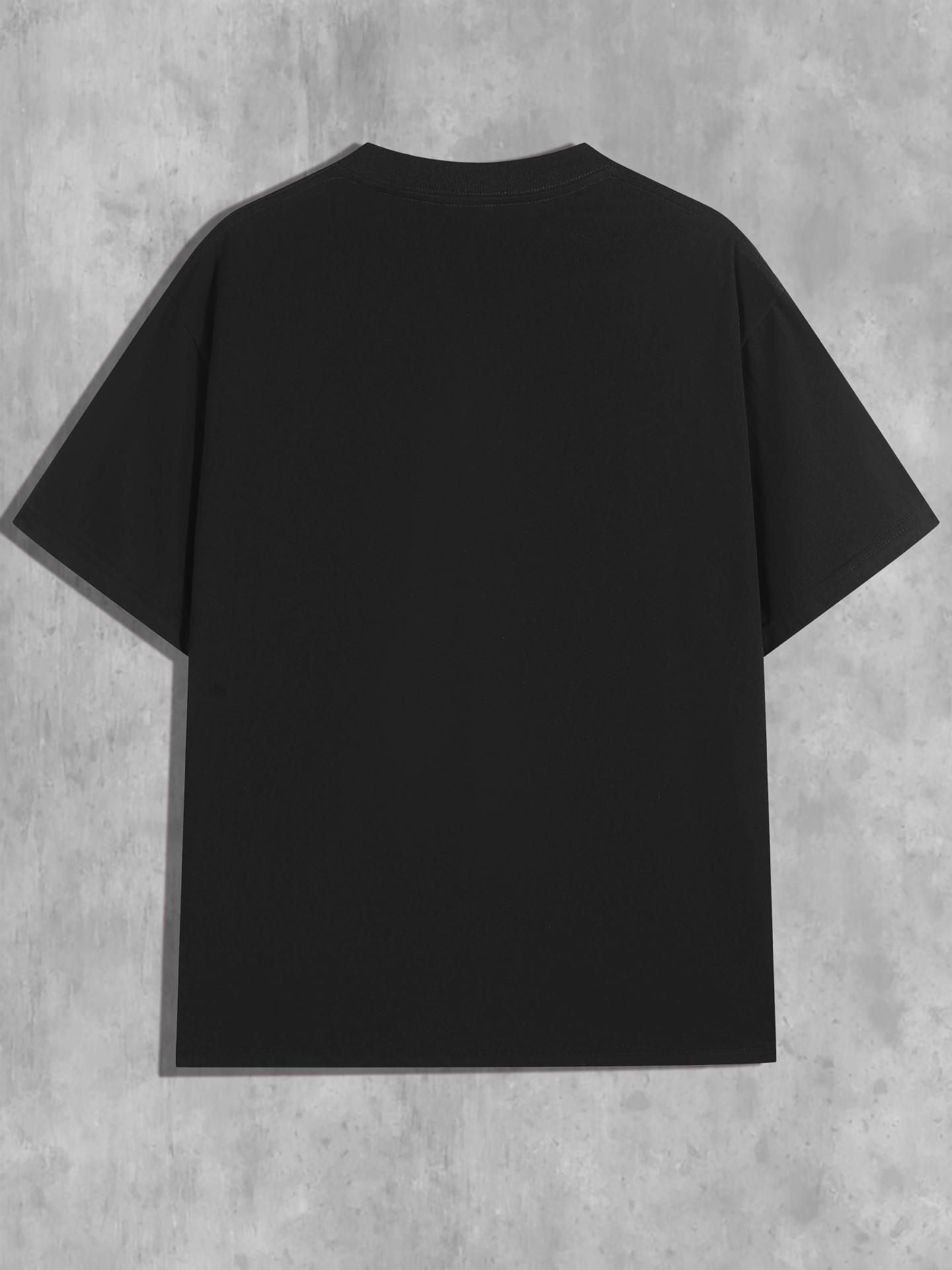 Street Style Pattern T-shirt Bold Lip Print